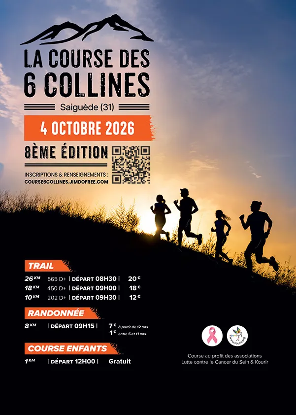 Course des 6 Collines – Saiguede 2026 Guide Inscription Résultats