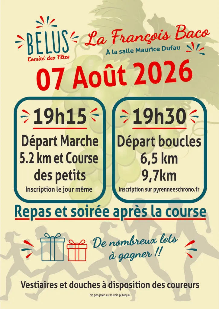 Course La François Baco 2026 Guide Inscription Résultats