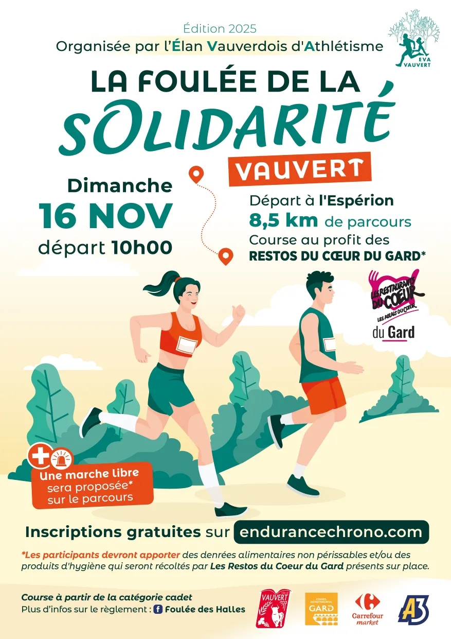 Foulée de la Solidarité Vauvert 2026 Guide Inscription Résultats