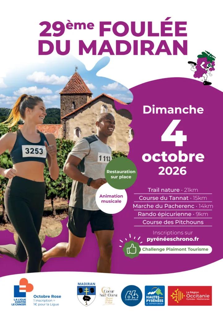 affiche de la course