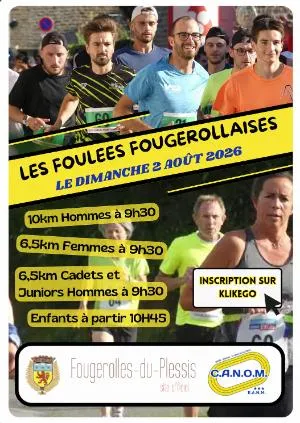 Foulées Fougerollaises 2026 Guide Inscription Résultats