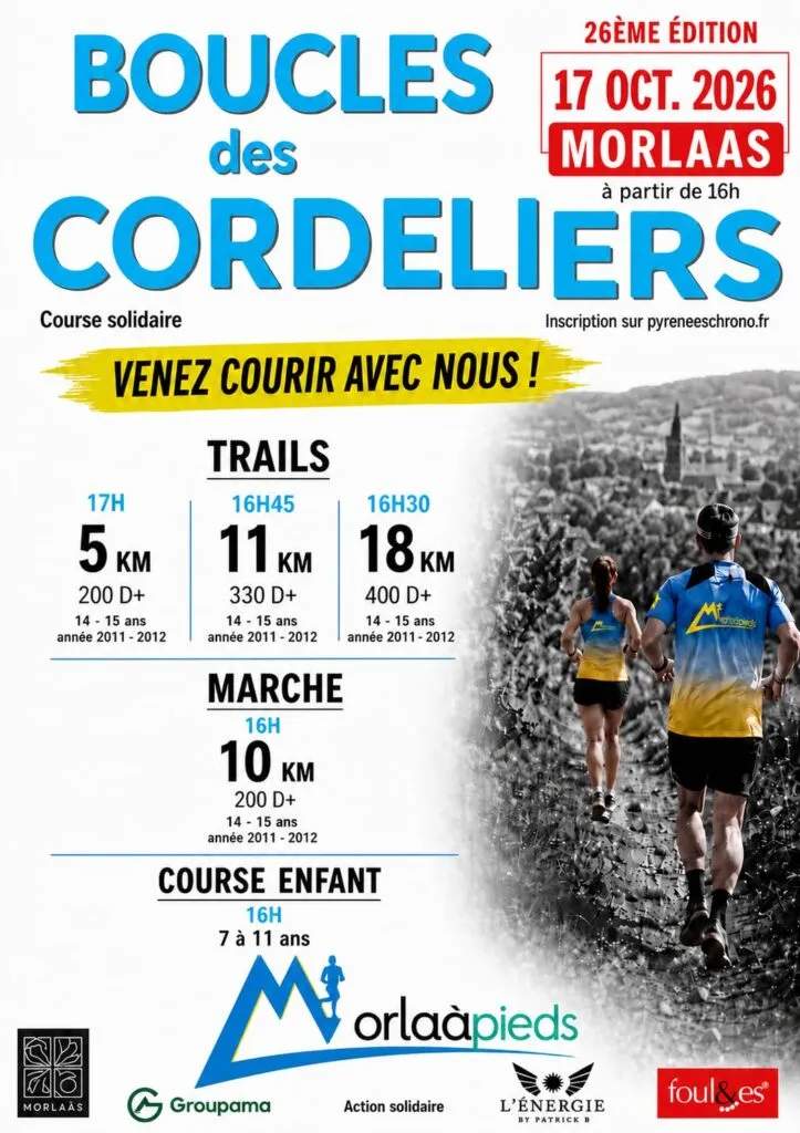 affiche de la course