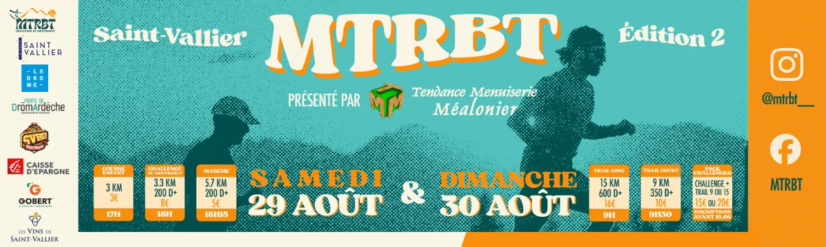 MTRBT Saint Vallier 2026 Guide Inscription Résultats