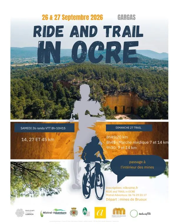 Ride et trail in Ocre 2026 Guide Inscription Résultats