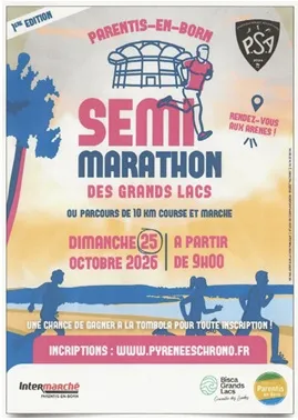 semi marathon des Grands Lacs 2026 Inscription Résultats