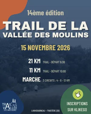 Trail de la vallée des moulins – Lanhouarneau 2026 Guide Inscription Résultats