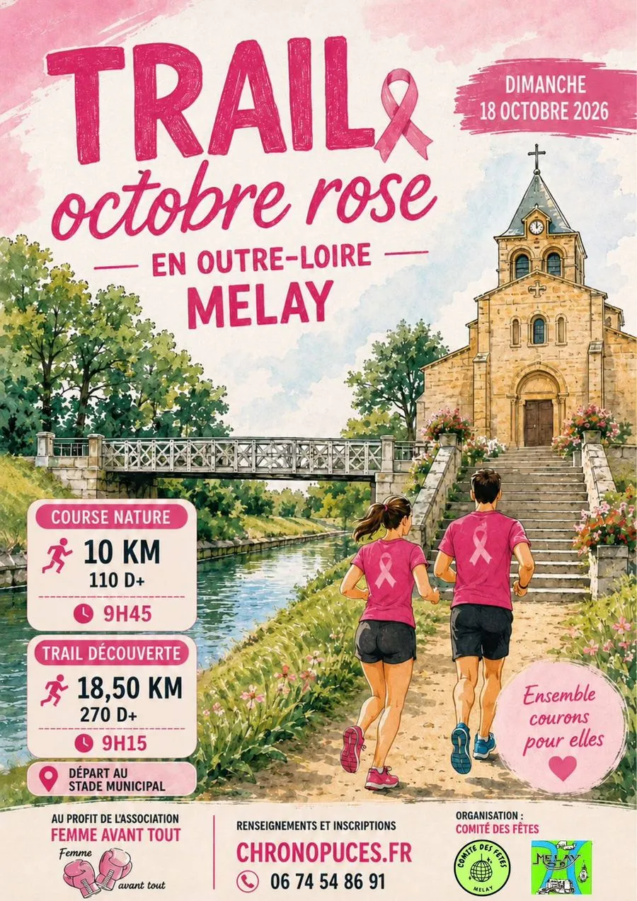 Trail de Melay Octobre Rose en Outre-Loire 2026 Guide Inscription Résultats