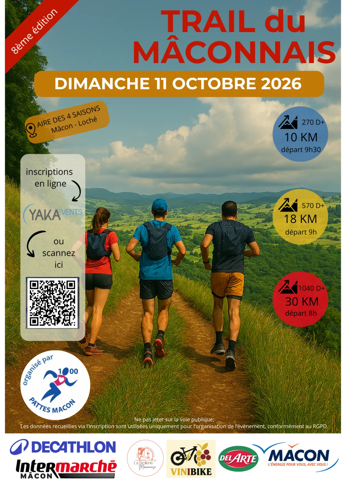 Trail du Mâconnais 2026 Guide Inscription Résultats