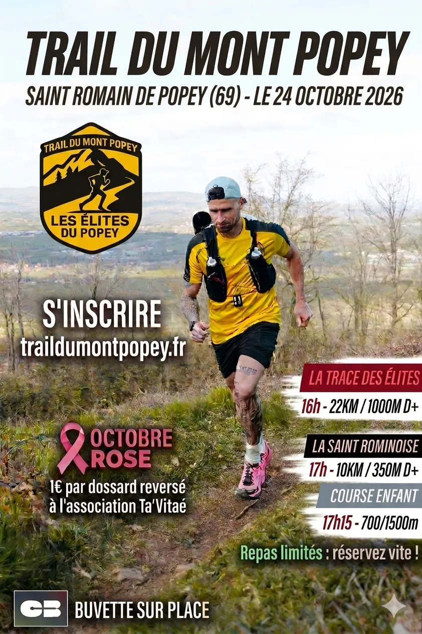 Trail du Mont Popey 2026 Guide Inscription Résultats