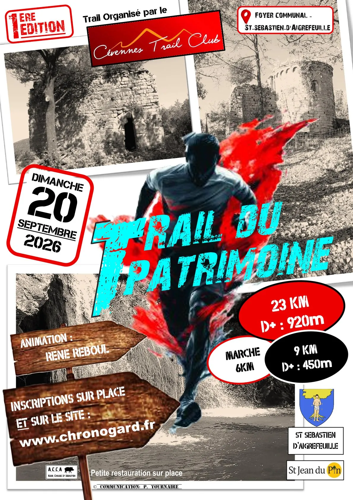 Trail Du Patrimoine Saint Sebastien d&rsquo;Aigrefeuille 2026 Guide Inscription Résultats