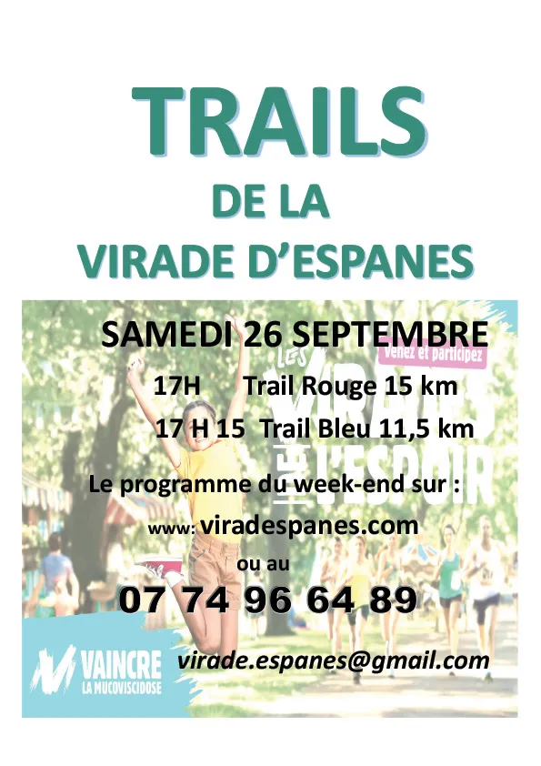 Trails virade d&rsquo;Espanès 2026 Guide Inscription Résultats