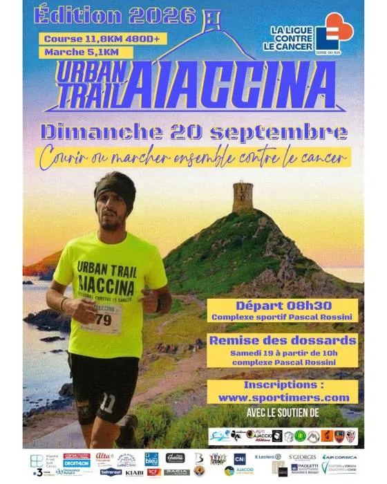 Urban trail aiaccina 2026 Guide Inscription Résultats