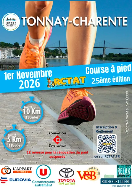 10 km de Tonnay-Charente 2026 Guide Inscription Résultats
