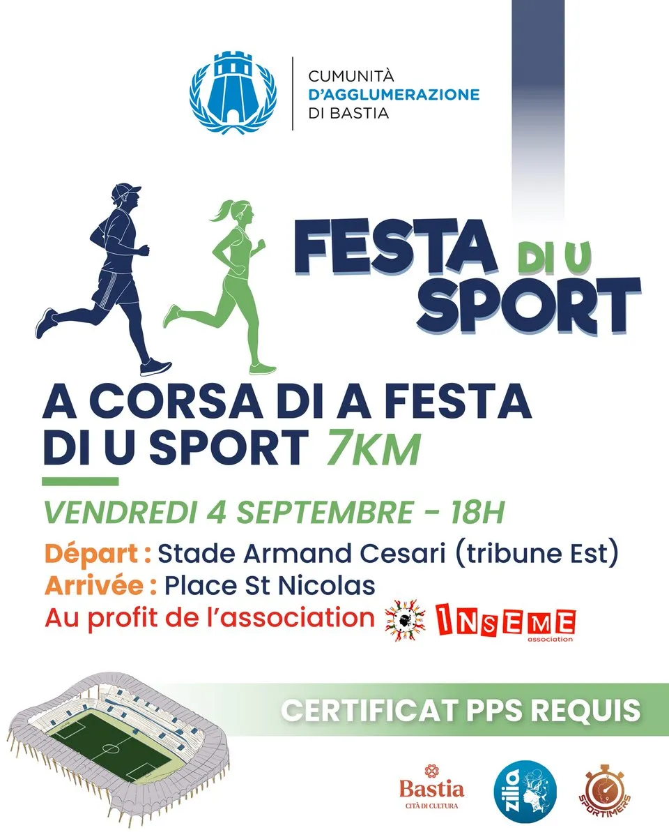 A Corsa Di A Festa Di U Sport  2026 Guide Inscription Résultats