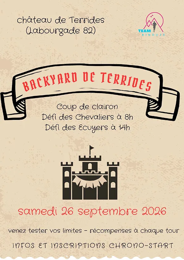Backyard de Terrides 2026 Guide Inscription Résultats