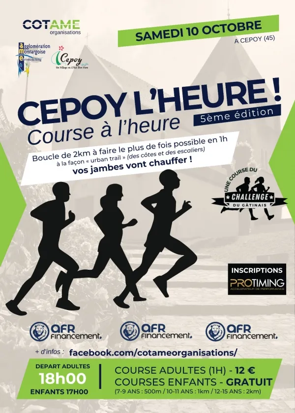 Cepoy l&rsquo;Heure 2026 Guide Inscription Résultats