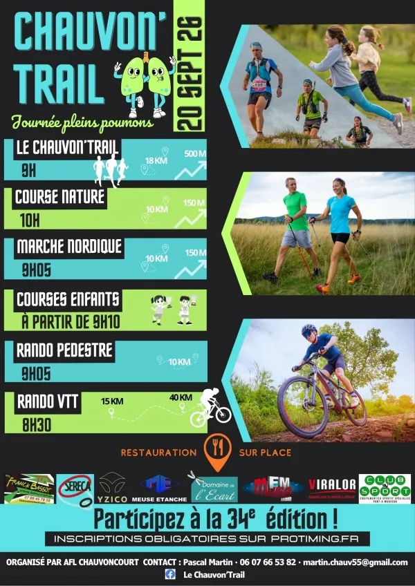 Chauvon Trail 2026 Guide Inscription Résultats