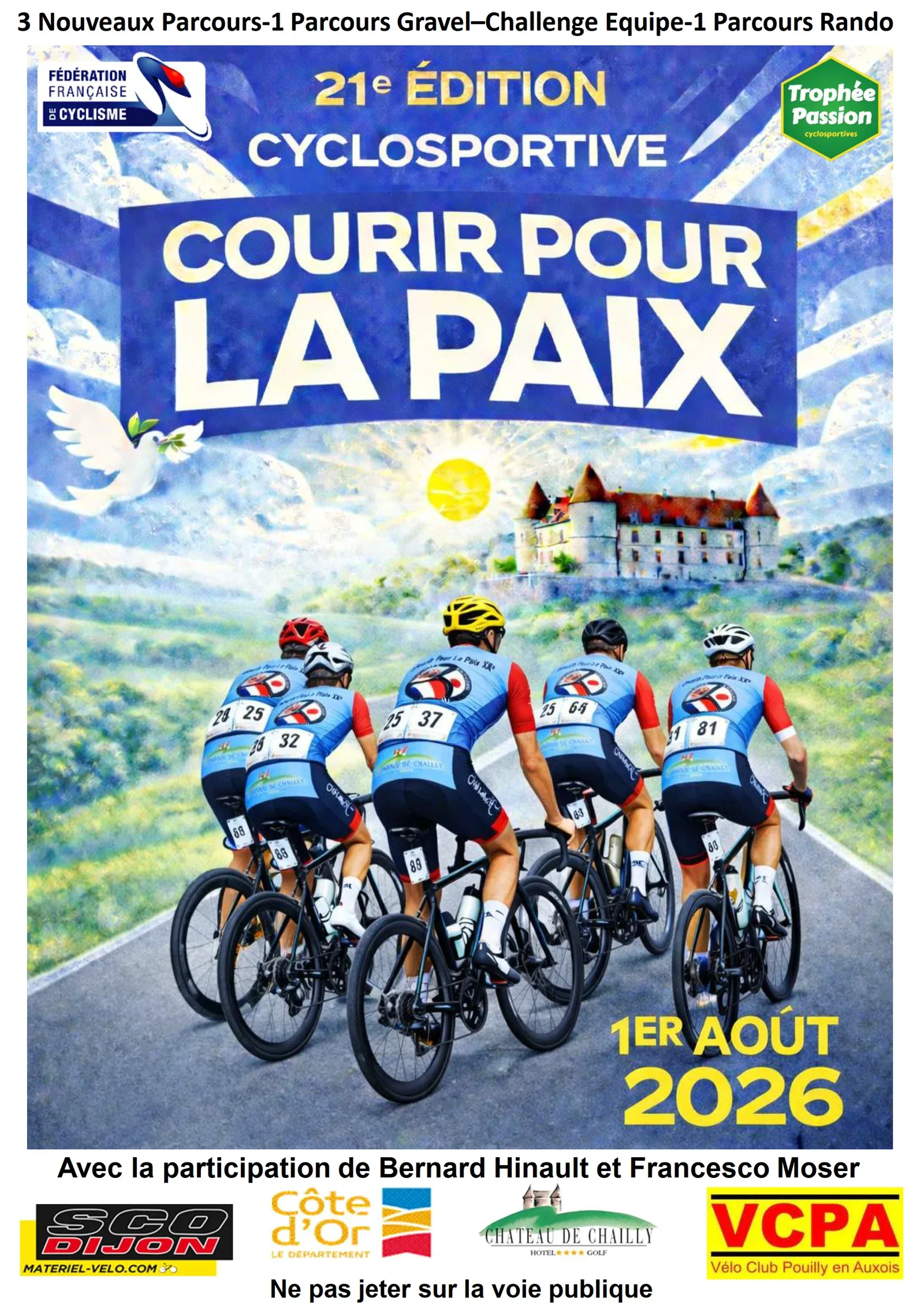 Courir pour la Paix Chailly sur Armançon 2026 Guide Inscription Résultats