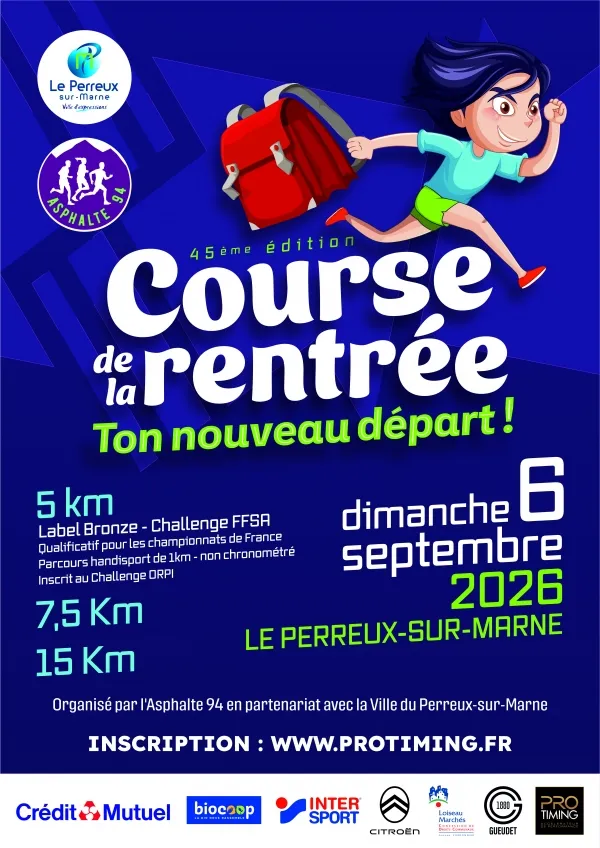 Course de la Rentrée – Le Perreux sur Marne 2026 Guide Inscription Résultats