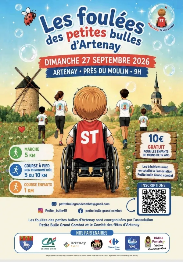 Foulées des Petites Bulles d’Artenay 2026 Guide Inscription Résultats