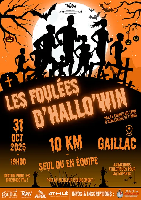 Foulées d&rsquo;Hallo&rsquo;win du Cda81 2026 Guide Inscription Résultats
