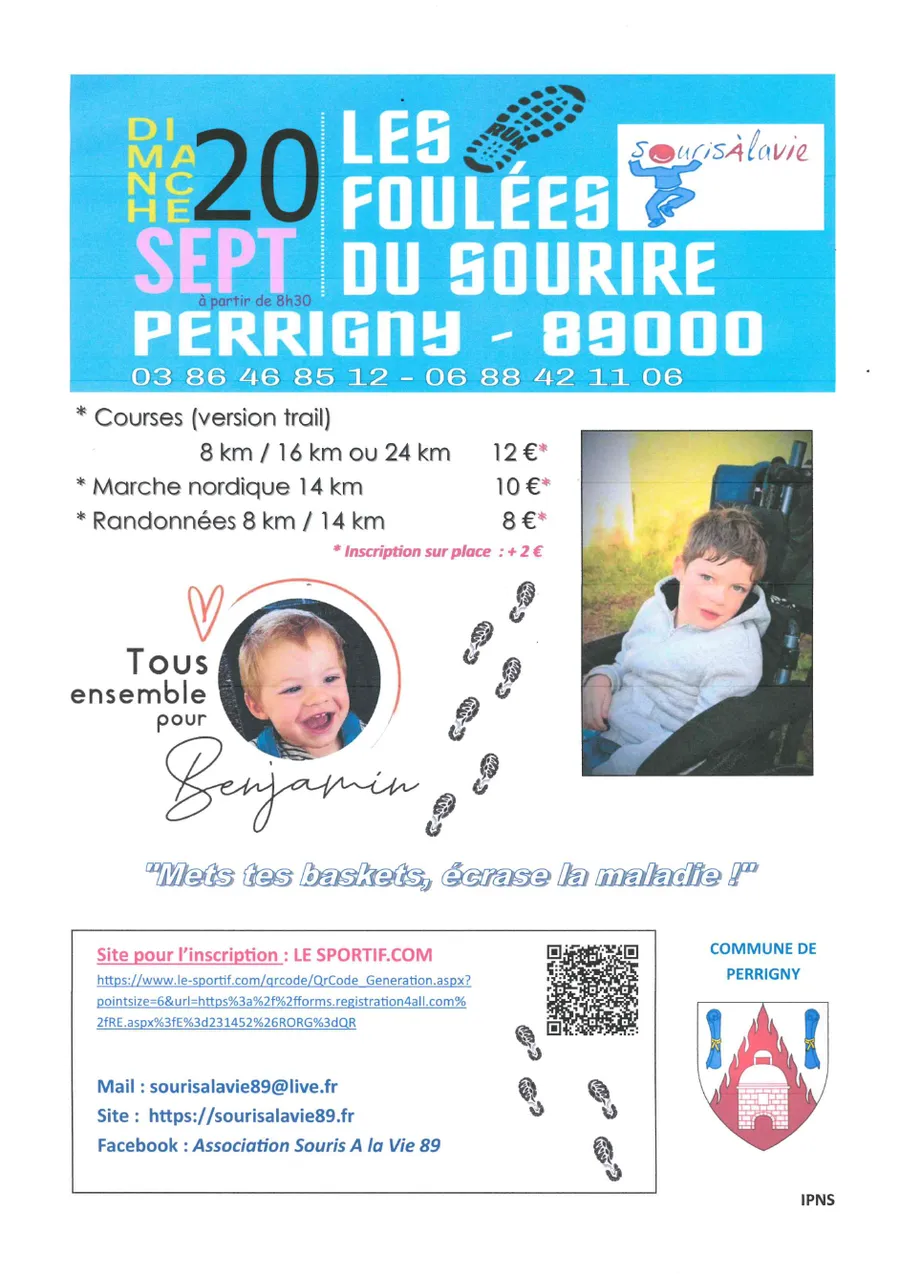 Foulées du Sourire Perrigny 2026 Guide Inscription Résultats