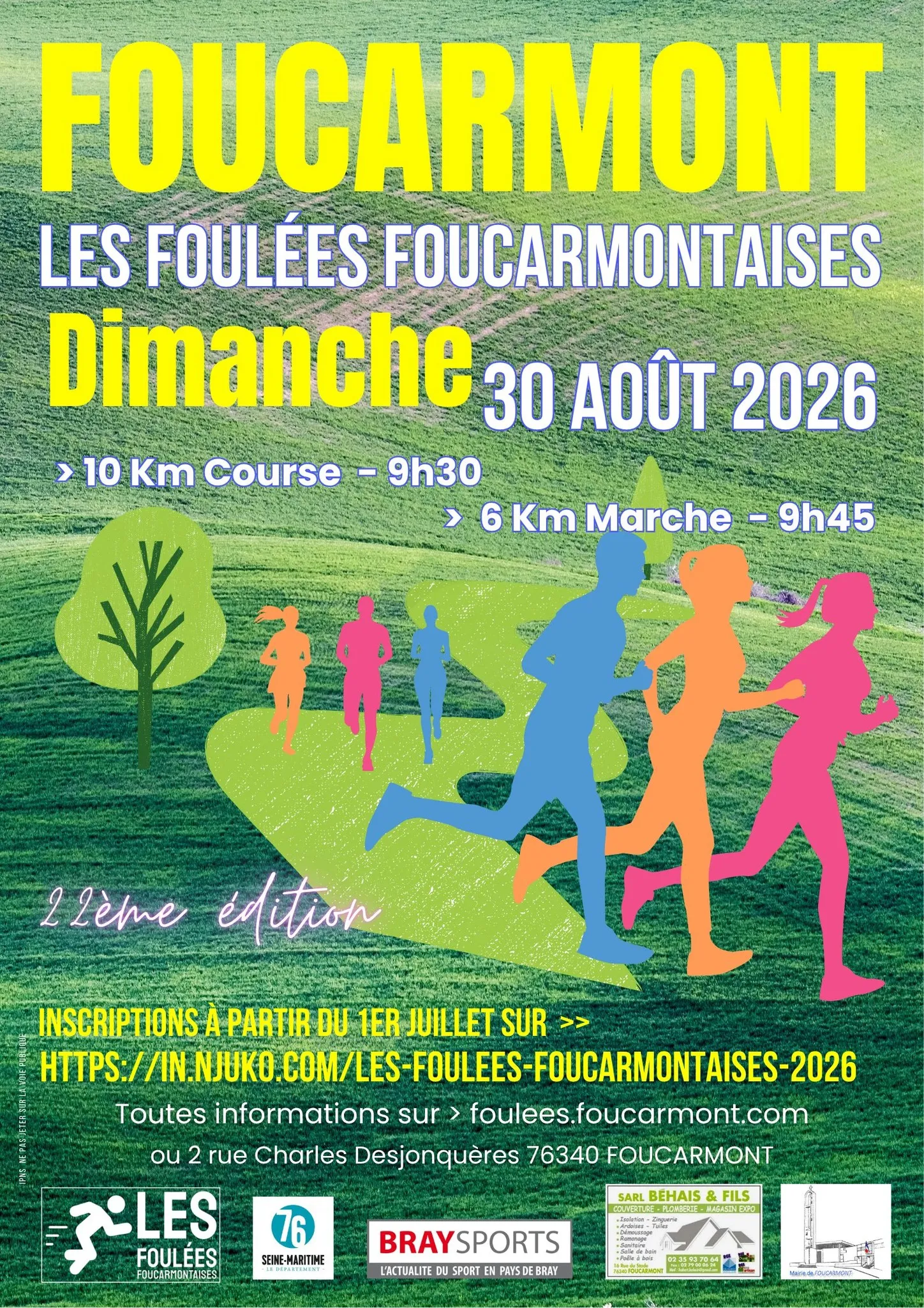 affiche de la course