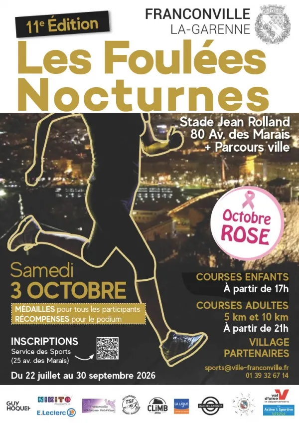 Foulées nocturnes de Franconville 2026 Guide Inscription Résultats