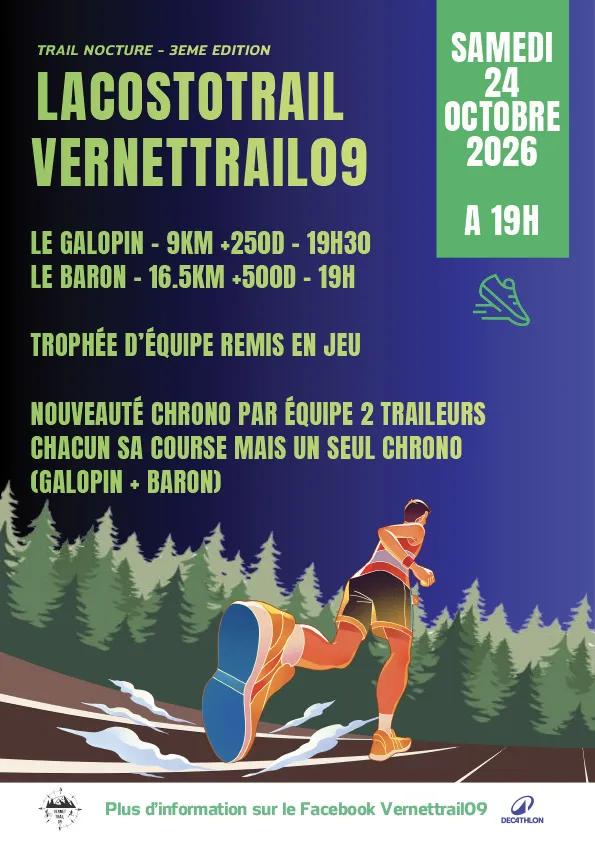 affiche de la course