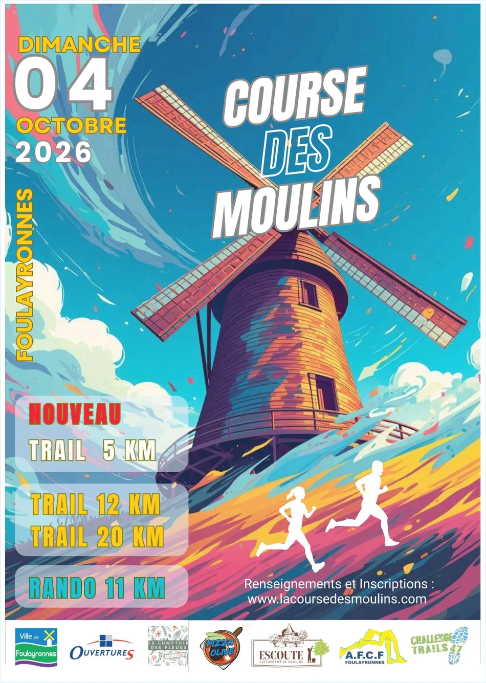 La course des Moulins – Foulayronnes 2026 Guide Inscription Résultats