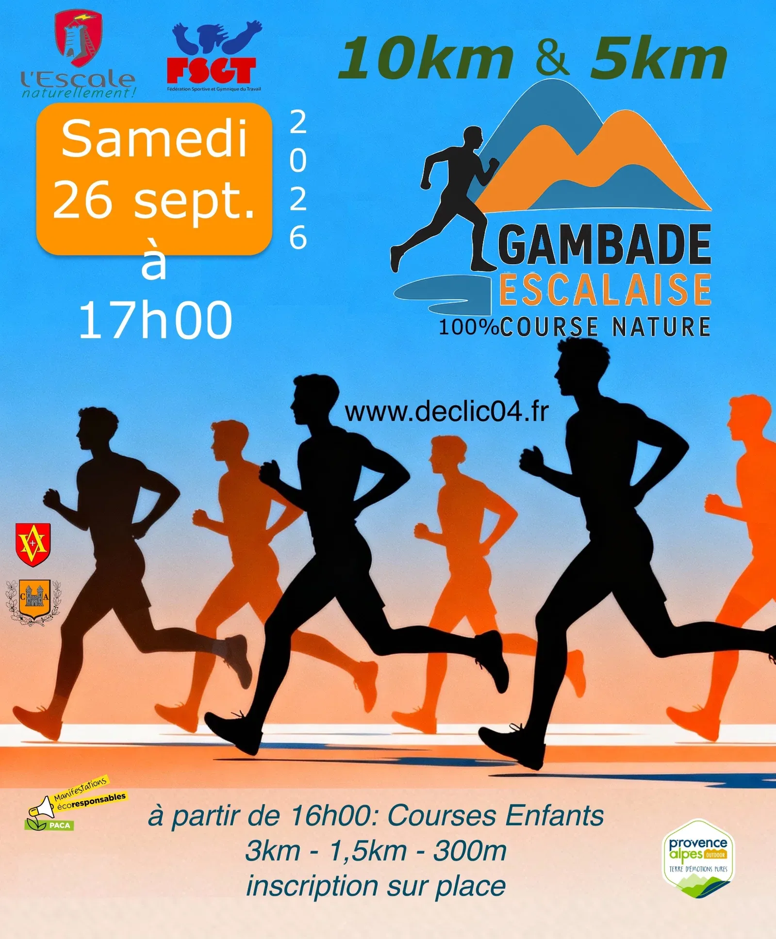 affiche de la course