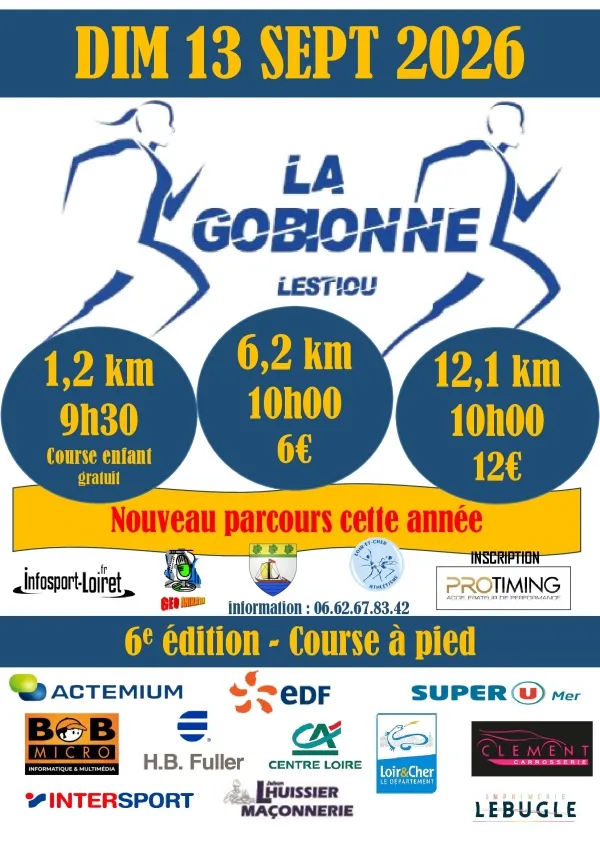 affiche de la course