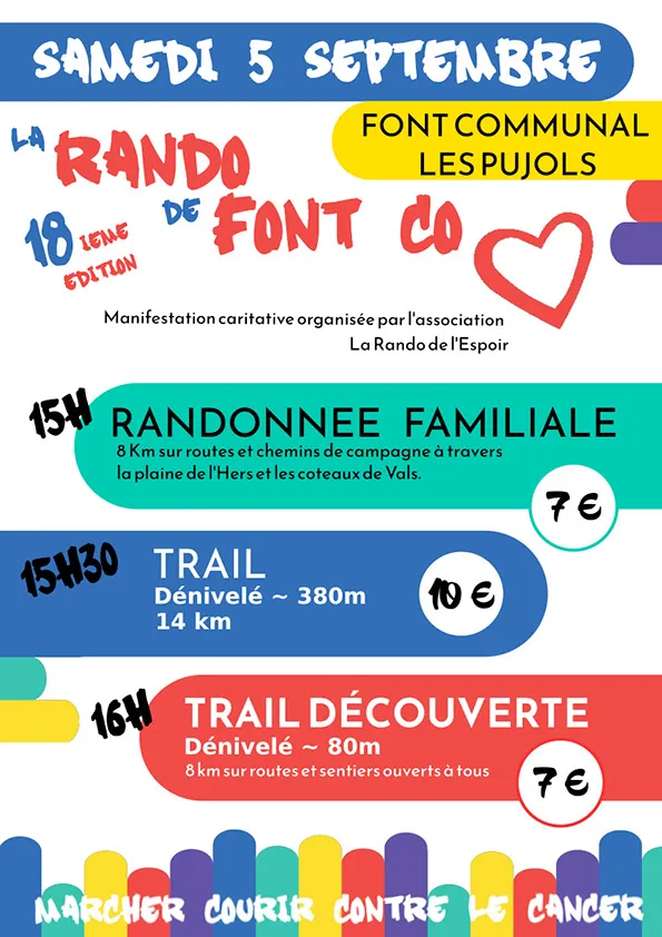 La Rando de Font Co 2026 Guide Inscription Résultats