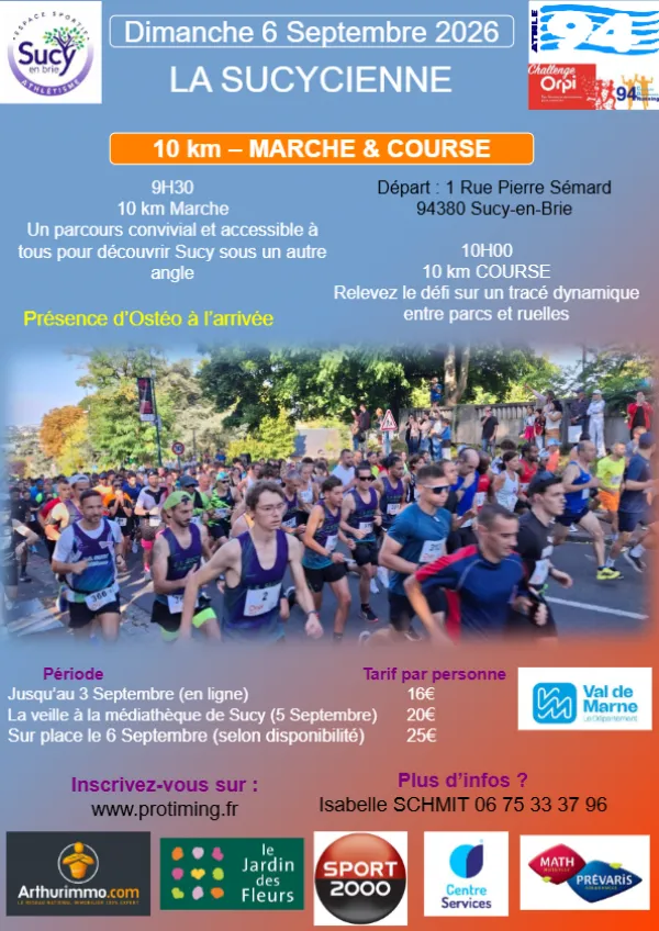 La Sucycienne 2026 Guide Inscription Résultats