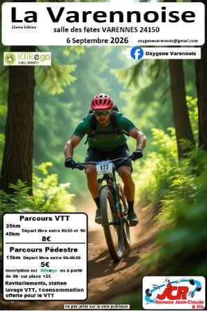 La Varennoise VTT et Pédestre 2026 Guide Inscription Résultats
