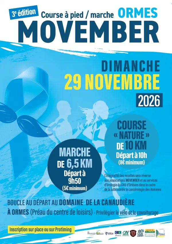 Movember Ormes 2026 Guide Inscription Résultats