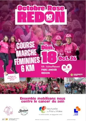 Octobre Rose en Pays de Redon 2026 Guide Inscription Résultats