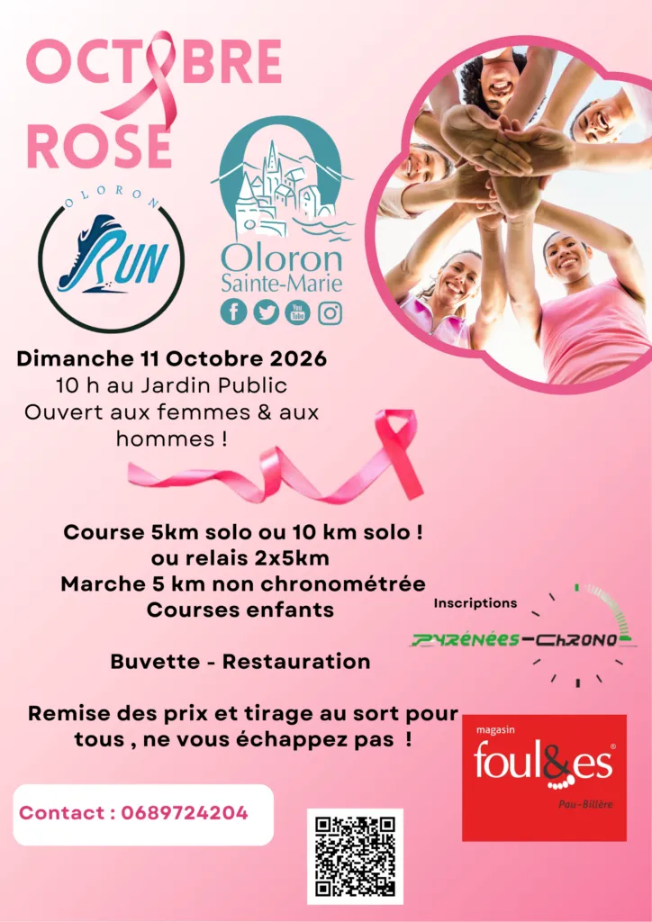 Octobre Rose Oloron 2026 Guide Inscription Résultats