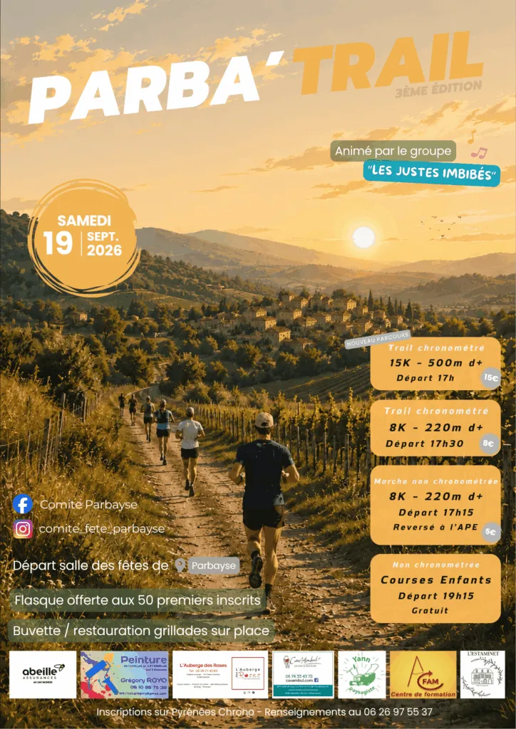 Parba’Trail 2026 Guide Inscription Résultats