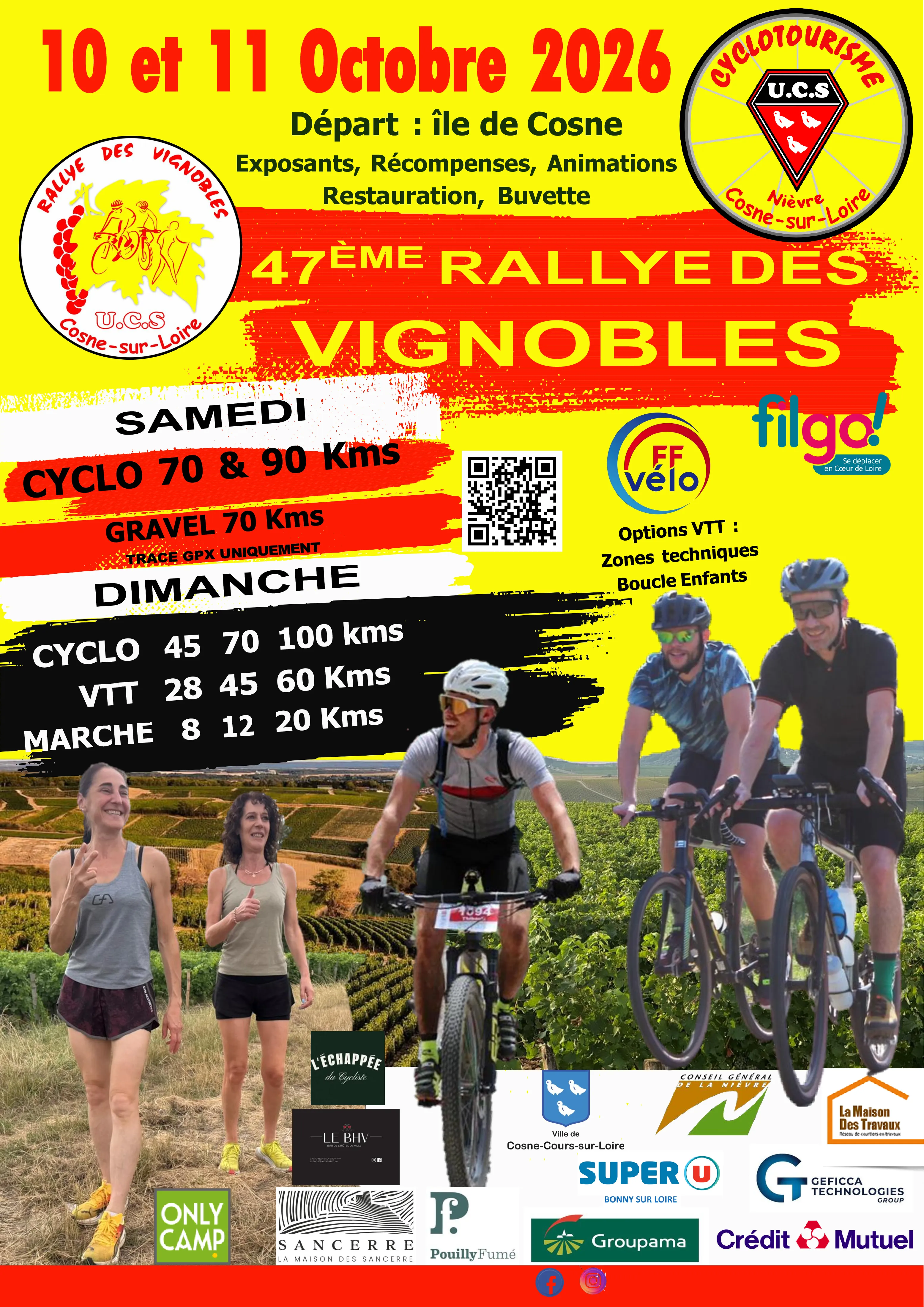 Rallye des Vignobles Cosne Pouilly Sancerre 2026 Guide Inscription Résultats