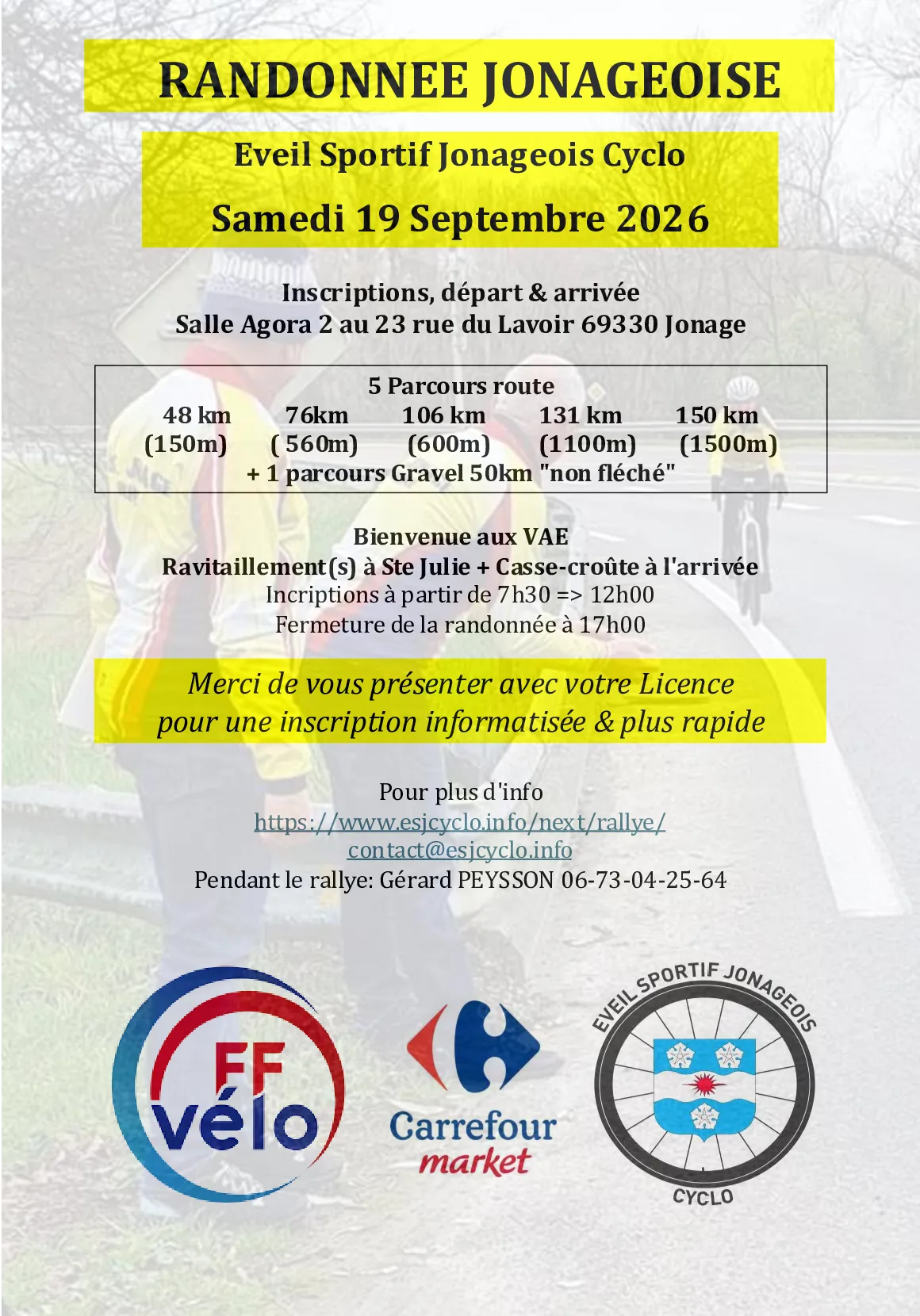 RANDONNEE JONAGEOISE 2026 Guide Inscription Résultats