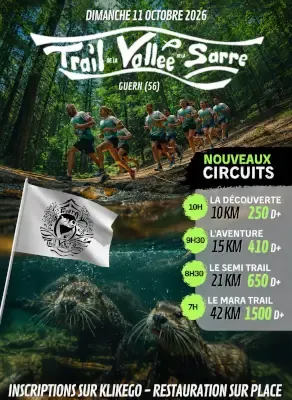 Trail de la vallée de la Sarre 2026 Guide Inscription Résultats