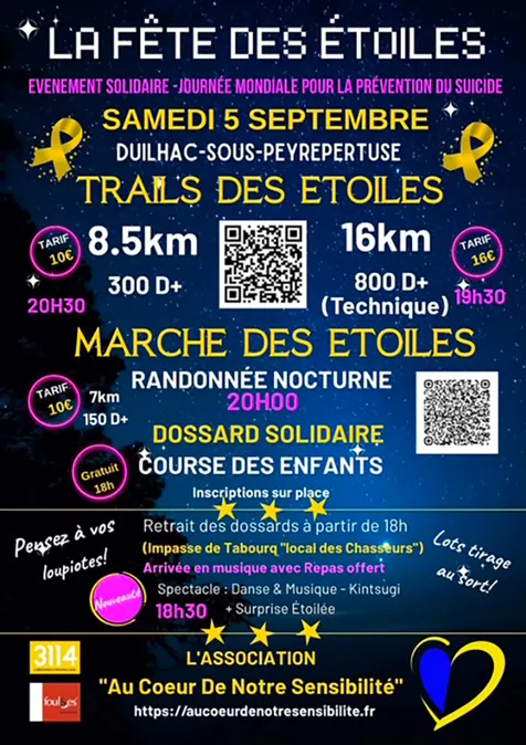 Trail des Etoiles Duilhac 2026 Guide Inscription Résultats