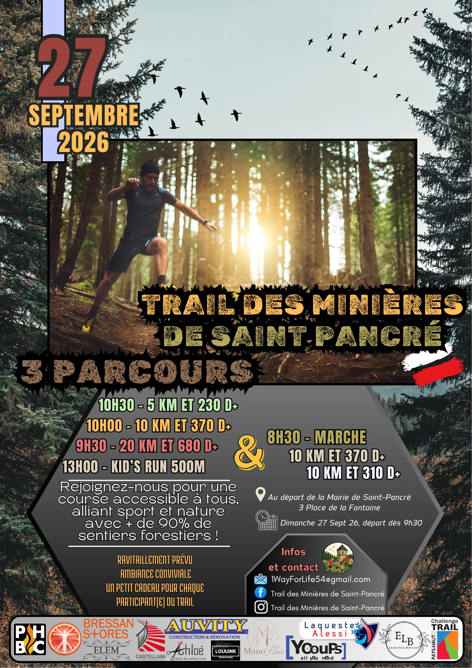 Trail des Minières de Saint-Pancré 2026 Guide Inscription Résultats