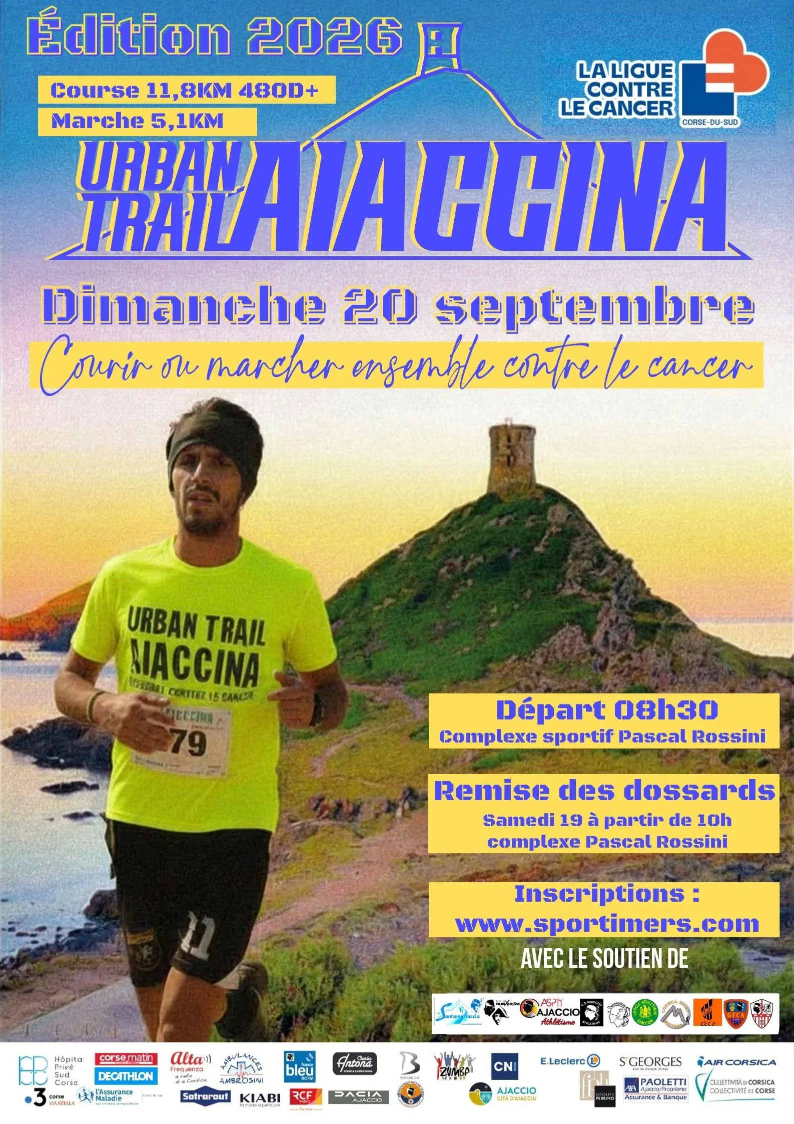 Urban trail Aiaccina 2026 Guide Inscription Résultats