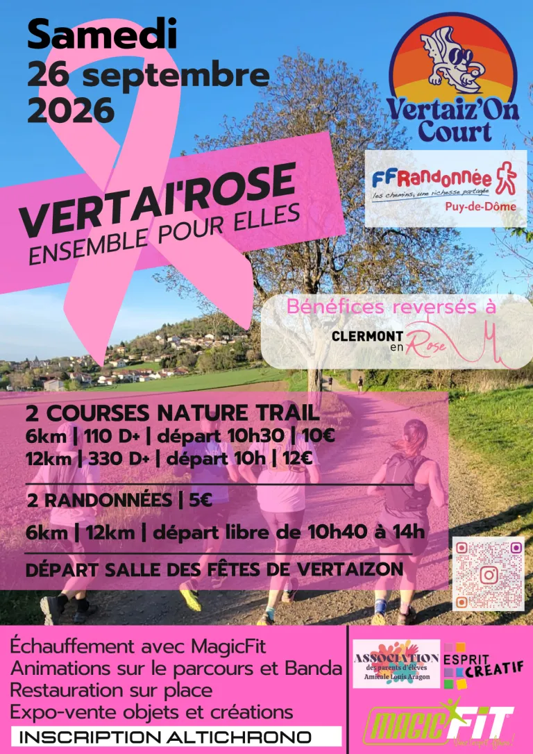 Vertai&rsquo;Rose 2026 Guide Inscription Résultats