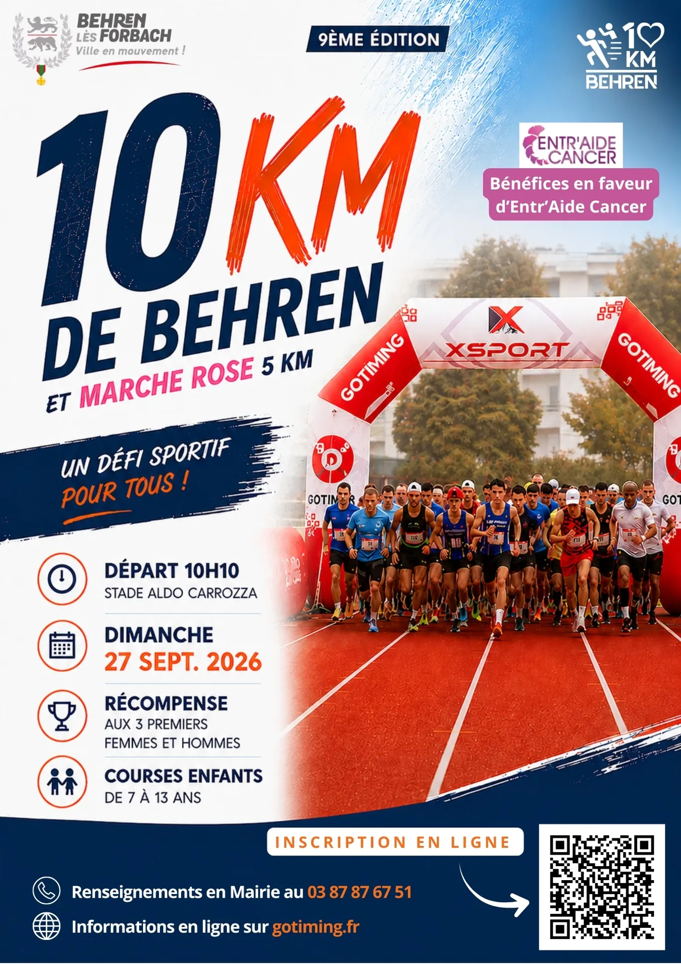 10km de Behren-lès-Forbach 2026 Inscription Résultats