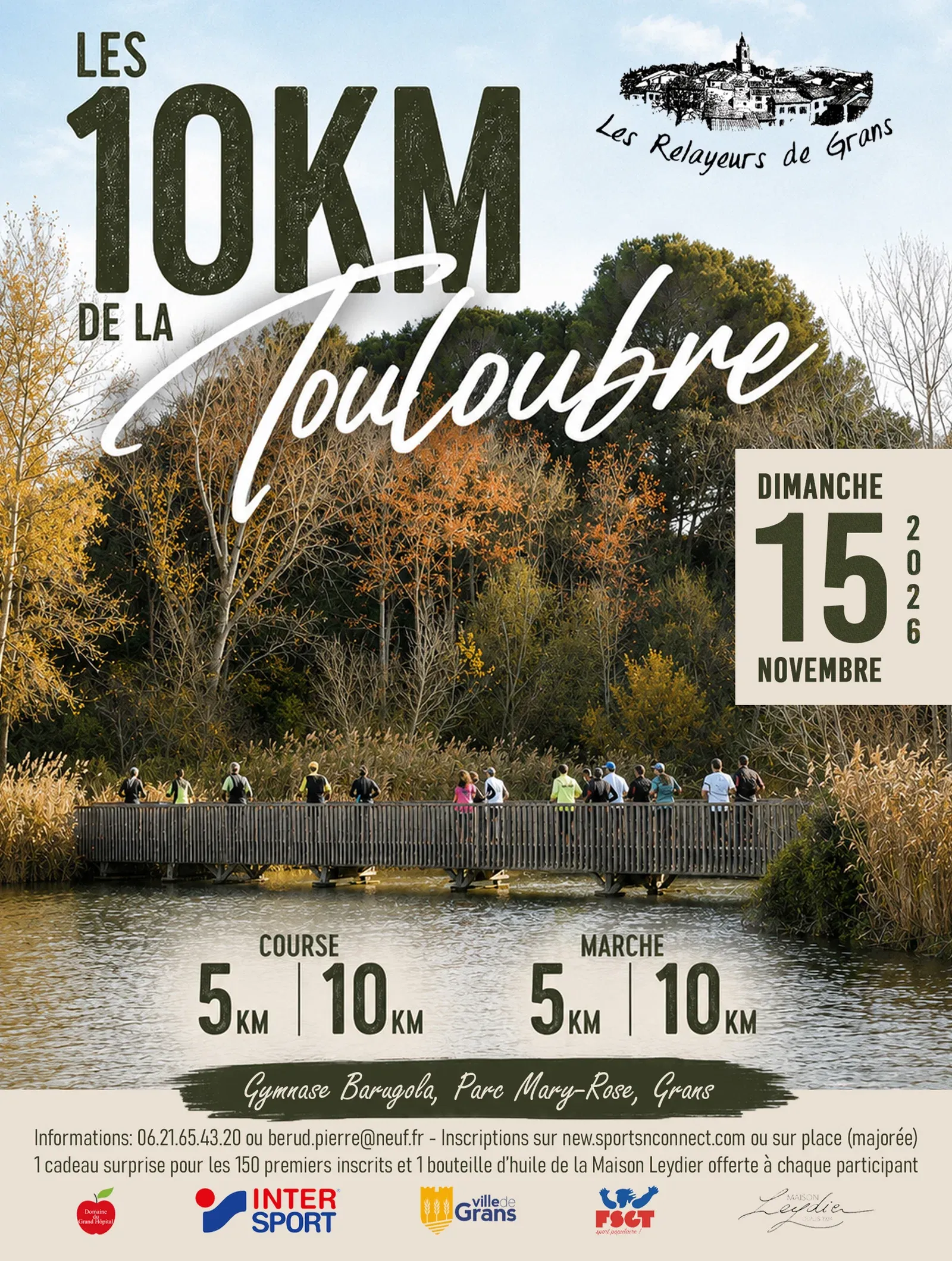 10 km de la Touloubre 2026 Inscription Résultats
