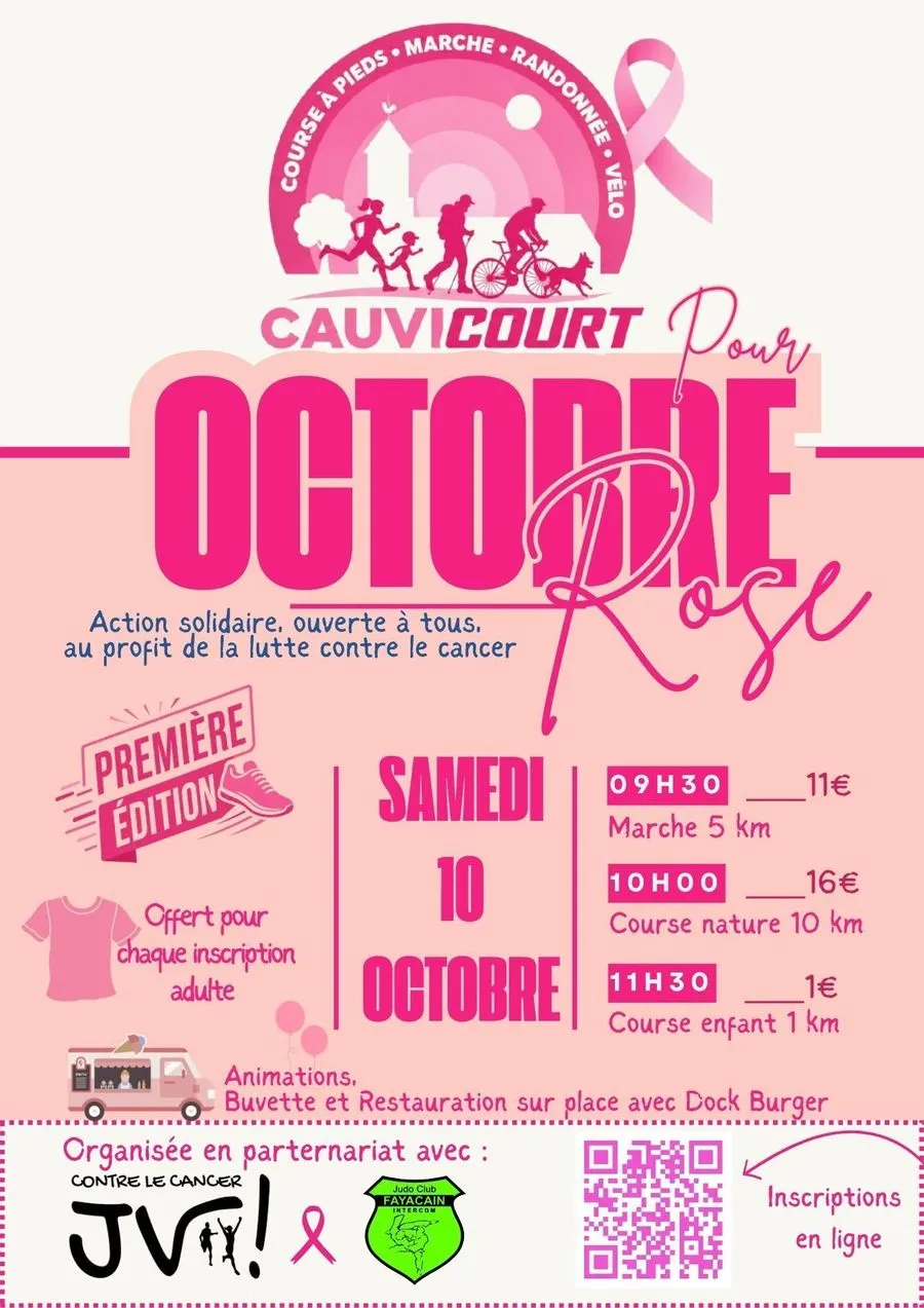 Cauvicourt pour Octobre Rose 2026 Inscription Résultats