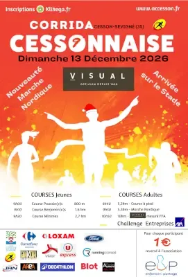 Corrida Cessonnaise 2026 Guide Inscription Résultats